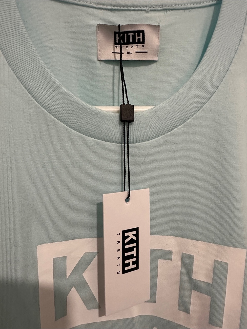 Kith Light Blue Logo Tee - Picture 3 of 4